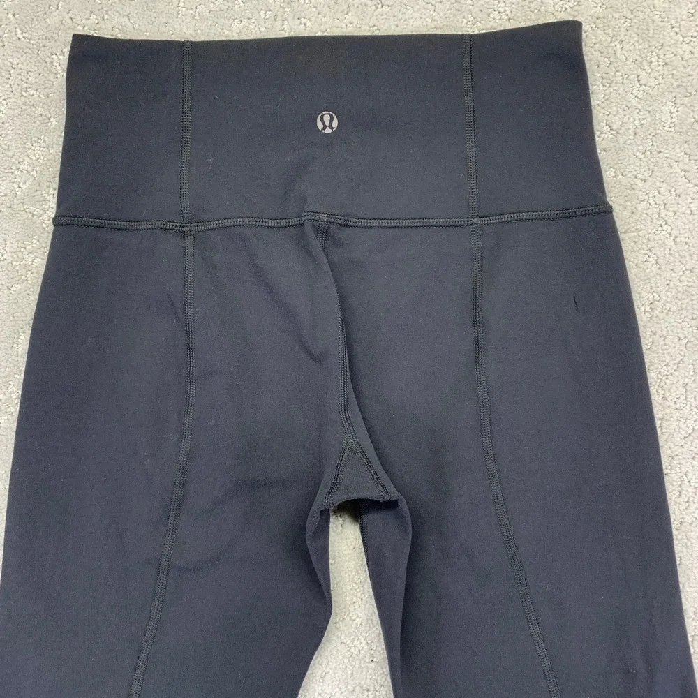 Lululemon Leggings Size 2??? Black/Grey Faded Yoga Pants‎ - Picture 5 of 13